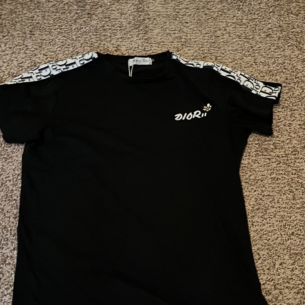 Christian dior, size XL black and navy blue on the stripes only been worn once
